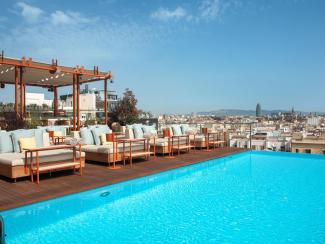 Barcelona rooftop hotel